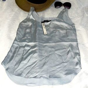 Catherine Malandrino silver blue top